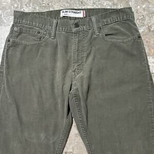 Levi's Men's Corduroy Pants in Olive Green
